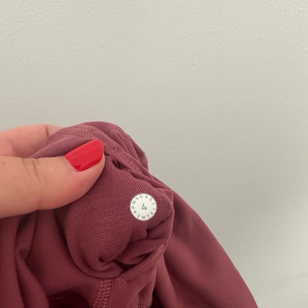 Lululemon Align Pant II 25" Misty Merlot High-Rise 4 Tights Yoga Pink Nulu 2019 - Picture 11 of 12